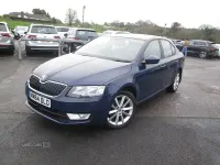 Used Skoda Octavia Elegance 110 HP (80 kW) 2015 Blue Estate