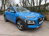 Used Hyundai Kona Premium 177 HP (130 kW) 2018 Blue SUV