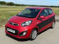 Used Kia Picanto 68 HP (50 kW) 2015 Red Hatchback