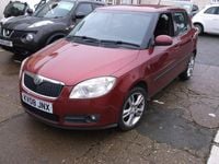 Used Skoda Fabia 2008 Red Hatchback