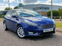 Used Ford Focus Titanium 2016 Blue Hatchback