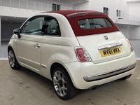 Used Fiat 500 Lounge 85 HP (62 kW) 2011 White Cabriolet