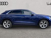 Used Audi Q8 S-Line 281 HP (206 kW) 2018 Blue SUV