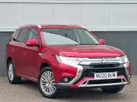 Used Mitsubishi Outlander P-HEV 224 HP (164 kW) 2020 Red SUV