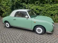 Used Nissan Figaro 2007 Green/cream Cabriolet