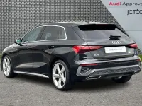Used Audi A3 S-Line 147 HP (108 kW) 2021 Black Sedan