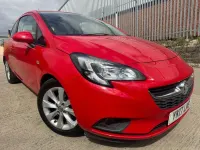 Used Vauxhall Corsa 90 HP (66 kW) 2017 Red Hatchback