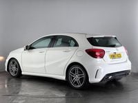 Used Mercedes A160 AMG line 102 HP (75 kW) 2018 White Hatchback
