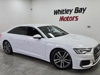 Used Audi A6 S-Line 204 HP (150 kW) 2019 White Sedan