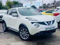 Used Nissan Juke Tekna 110 HP (80 kW) 2016 White SUV
