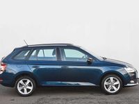 Used Skoda Fabia SE 94 HP (69 kW) 2021 Blue Hatchback