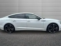 Used Audi A5 Sportback Black Edition 148 HP (108 kW) 2023 Glacier white Hatchback