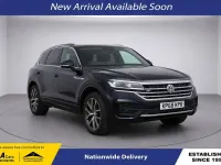 Used VW Touareg R-line 286 HP (210 kW) 2018 Blue SUV