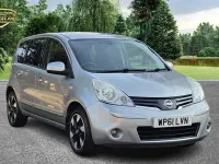 Used Nissan Note N-TEC 110 HP (80 kW) 2012 Silver Hatchback