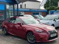 Used Lexus IS300h Sport Line 223 HP (164 kW) 2016 Red Sedan