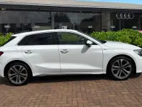 Used Audi A3 S-Line 116 HP (85 kW) 2025 White Hatchback