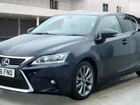 Used Lexus CT200h 136 HP (100 kW) 2016 Black Hatchback