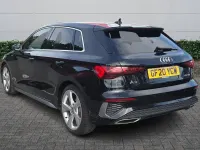 Used Audi A3 S-Line 150 HP (110 kW) 2020 Black Sedan