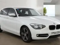 Used BMW 116 Sport Line 2014 White Hatchback