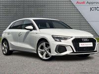 Used Audi A3 S-Line 148 HP (108 kW) 2020 White Hatchback