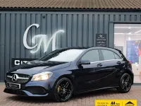 Used Mercedes A180 AMG line 109 HP (80 kW) 2017 Blue Hatchback