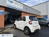 Begagnad Smart ForTwo Coupé Brabus Xclusive 90 HK (66 kW) 2016 Vit Sportkupé