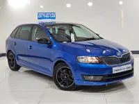 Used Skoda Rapid Sport 105 HP (77 kW) 2015 Blue Hatchback