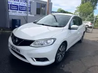 Used Nissan Pulsar Tekna 2014 White Hatchback
