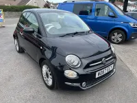 Used Fiat 500 Lounge 69 HP (50 kW) 2018 Black Hatchback