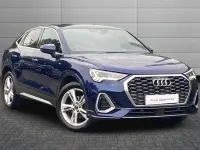 Used Audi Q3 Sportback S-Line 148 HP (108 kW) 2023 Navarra blue SUV