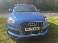 Begagnad Audi Q7 S-Line 240 HK (176 kW) 2009 Blå SUV