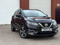 Used Nissan Qashqai N-Connecta 160 HP (117 kW) 2019 Black SUV