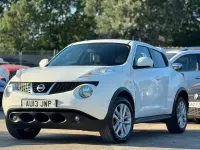 Used Nissan Juke Acenta 117 HP (86 kW) 2013 White SUV