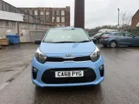 Used Kia Picanto 66 HP (48 kW) 2018 Blue Hatchback
