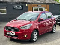 Used Ford Ka Plus Zetec 85 HP (62 kW) 2018 Red Hatchback