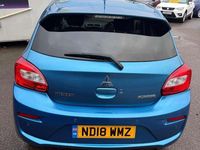 Used Mitsubishi Mirage 2018 Blue Hatchback