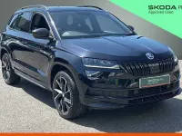 Used Skoda Karoq SportLine 140 HP (102 kW) 2019 Crystal black metallic SUV