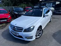 Used Mercedes C220 Sport Edition 2014 White Coupe
