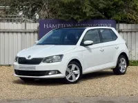 Used Skoda Fabia SE L 110 HP (80 kW) 2016 White Hatchback
