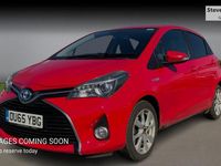 Used Toyota Yaris Hybrid Sport 2015 Red Hatchback