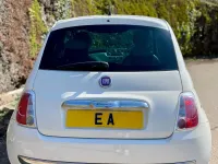Used Fiat 500 Lounge 69 HP (50 kW) 2011 White Hatchback
