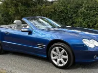 Used Mercedes SL500 306 HP (225 kW) 2005 Blue Cabriolet