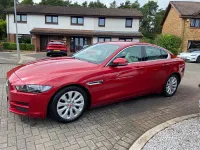 Used Jaguar XE Prestige 163 HP (119 kW) 2017 Red Sedan