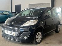 Begagnad Peugeot 107 Active 68 HK (50 kW) 2014 Svart Halvkombi