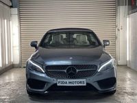 Used Mercedes C220 AMG line 170 HP (125 kW) 2017 Grey Cabriolet