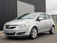 Used Vauxhall Corsa 100 HP (73 kW) 2010 Silver Hatchback