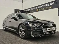 Used Audi A6 S-Line 204 HP (150 kW) 2018 Black Estate
