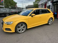 Used Audi A3 S-Line 110 HP (80 kW) 2016 Yellow Hatchback