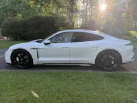 Used Porsche Taycan Performance Package 419 kW (571 HP) 2021 White Sedan