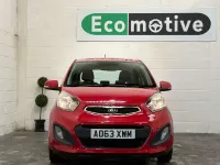 Used Kia Picanto 85 HP (62 kW) 2014 Red Hatchback